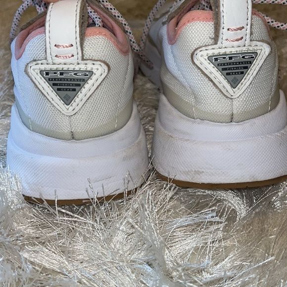 White / pink Colombia shoes - Picture 5 of 6